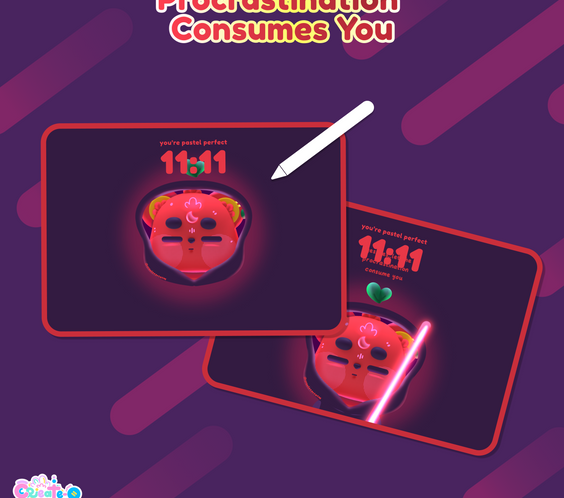 Procrastination Consumes You | iOS, iPadOS, & android compatible