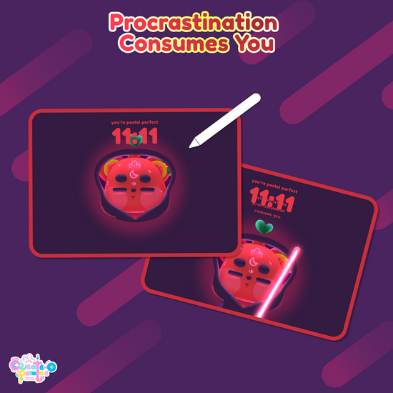 Procrastination Consumes You | iOS, iPadOS, & android compatible
