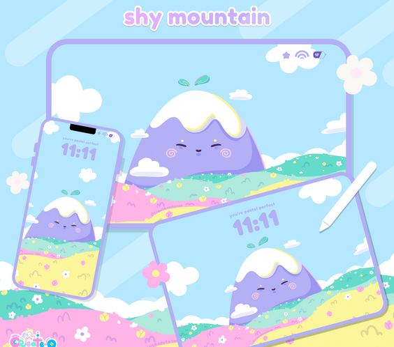 shy mountain | iOS, iPadOS, & android compatible