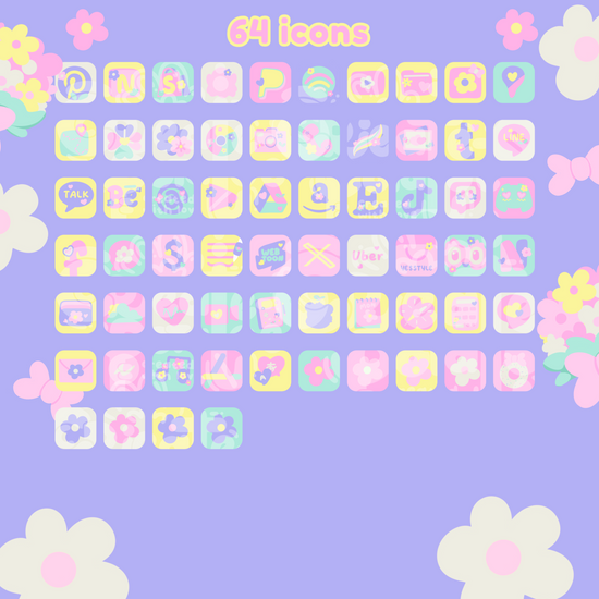 Perfect Pastel Icons | Icons Only | Downloadable from Perfect Pastel Theme