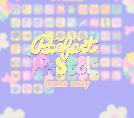 Perfect Pastel Icons | Icons Only | Downloadable from Perfect Pastel Theme
