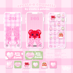 Create-O Coquette | iOS, iPadOS, & android theme | Digital Downloadable by Create-O Potatoe®
