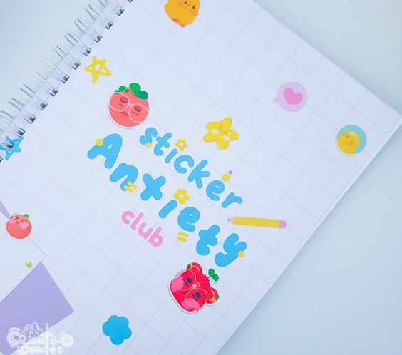 Sticker Anxiety Club | Reusable Stickerbook