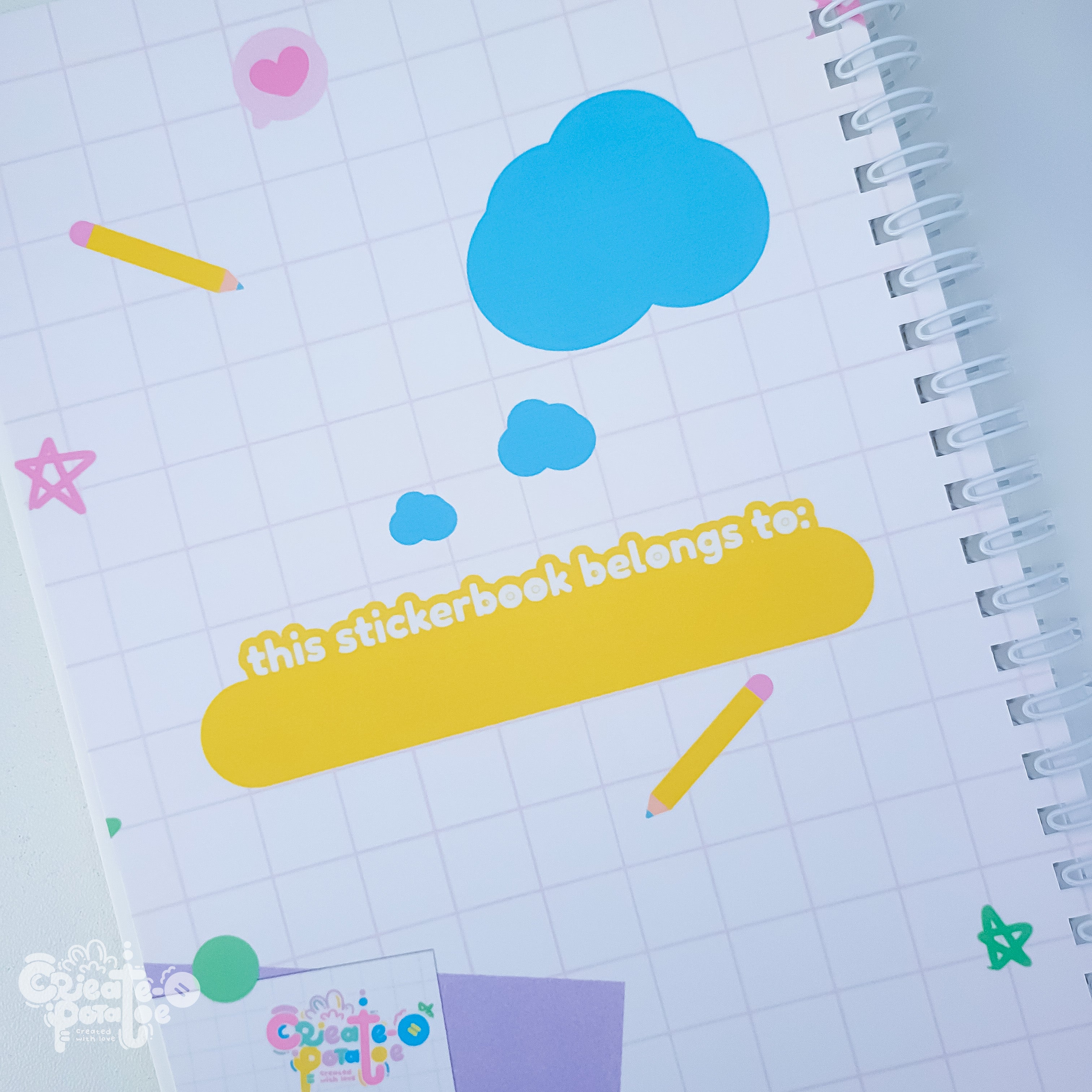 Sticker Anxiety Club | Reusable Stickerbook