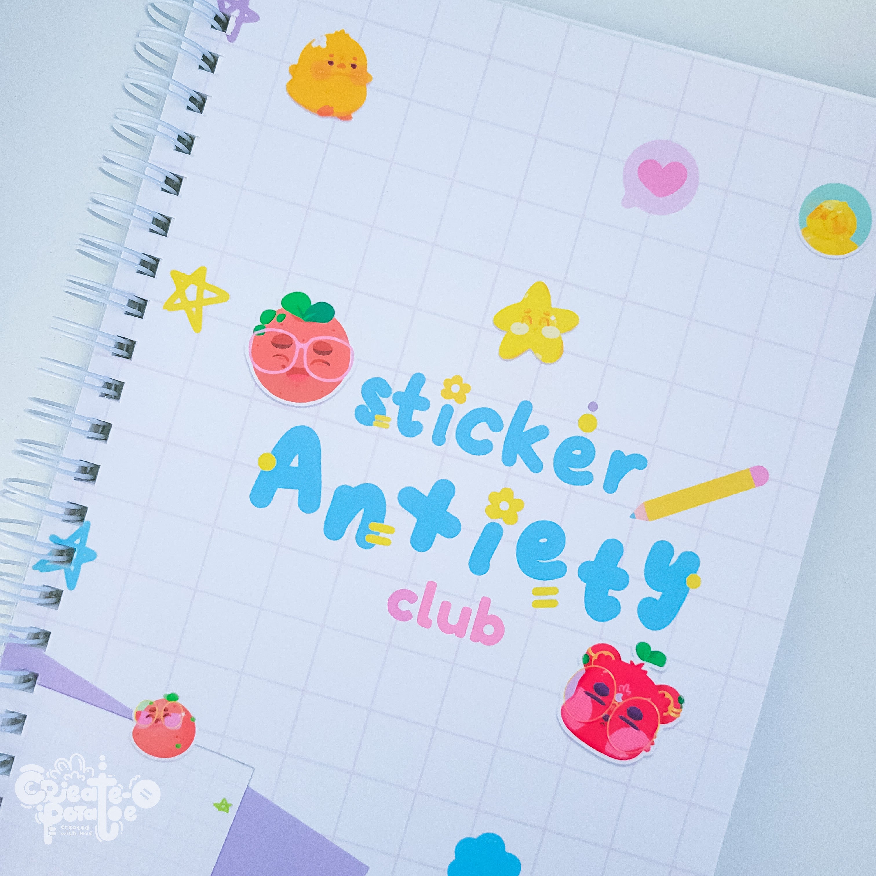 Sticker Anxiety Club | Reusable Stickerbook
