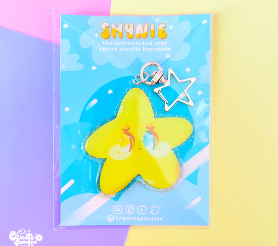 Shynie Glitter Epoxy Acrylic Keychain | Homeware & Accessories