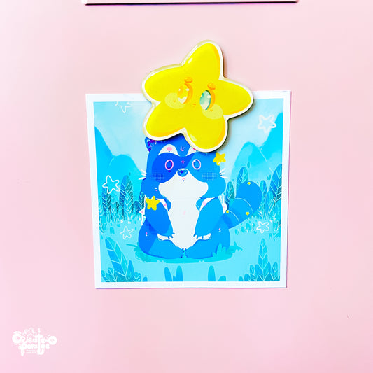 Shynie Glitter Epoxy Acrylic Magnet | Homeware & Accessories by Create-O Potatoe®