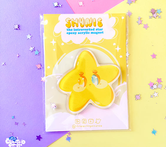 Shynie Glitter Epoxy Acrylic Magnet | Homeware & Accessories