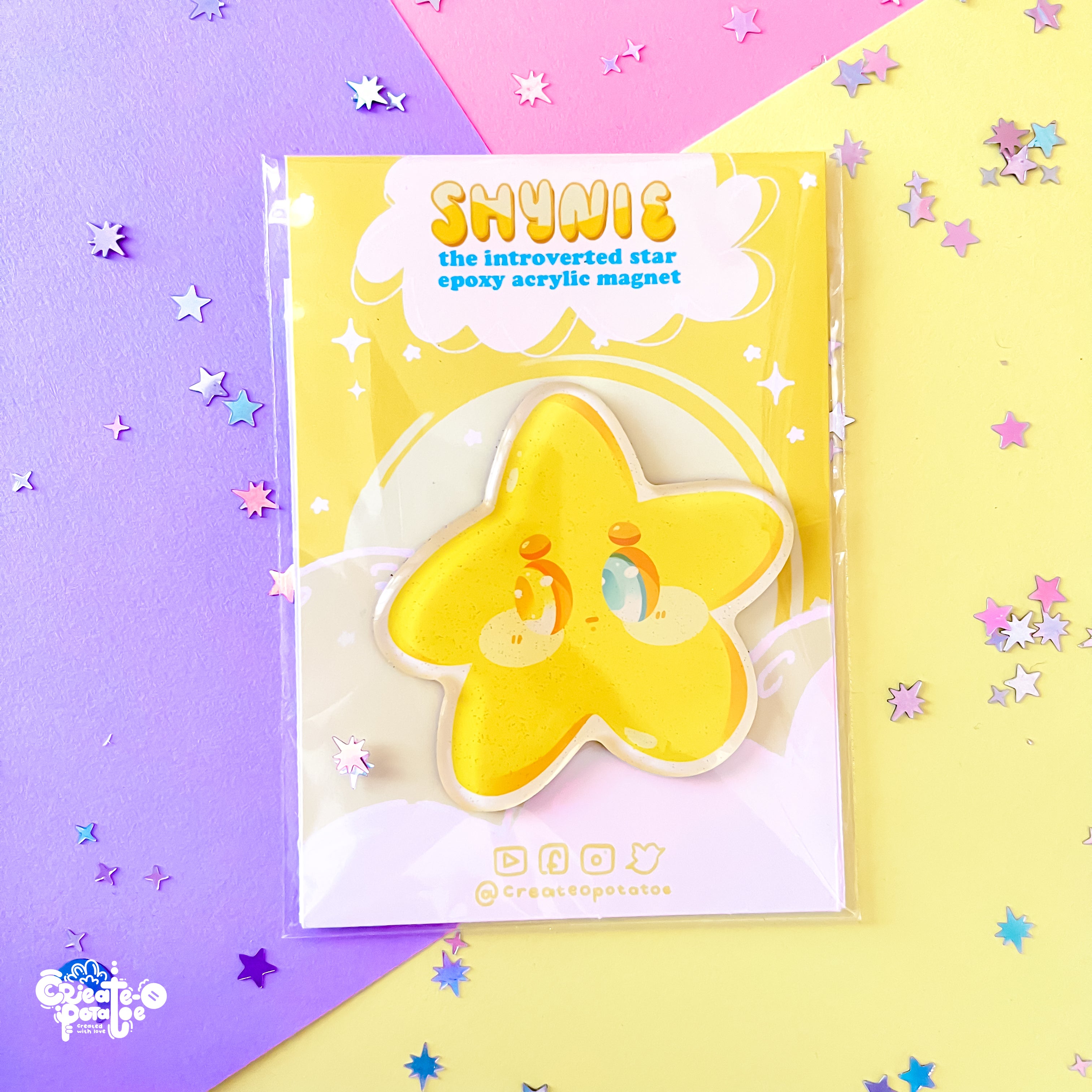 Shynie Glitter Epoxy Acrylic Magnet | Homeware & Accessories