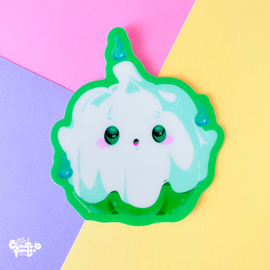 Ghost Pepper Vinyl Glow in the Dark Sticker
