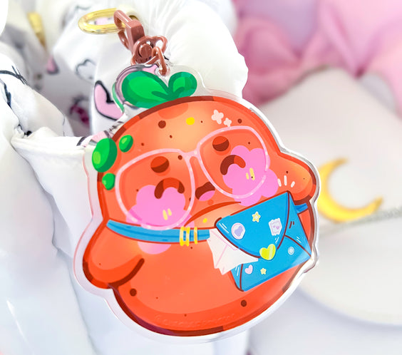 Potatoe Mail | Clear Epoxy Acrylic Backpack Keychain