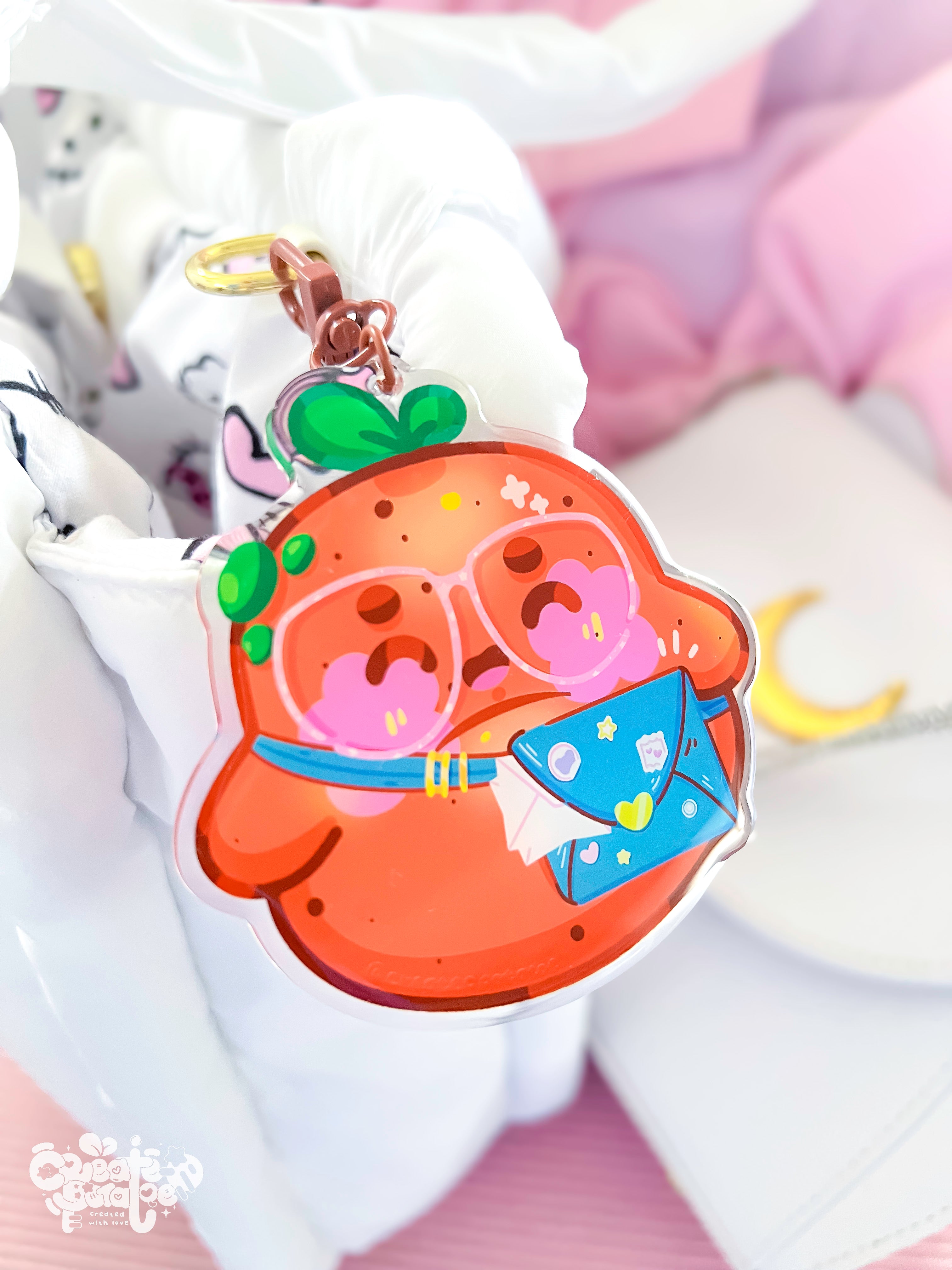 clear mini backpack keychain (pos) Potatoe Mail