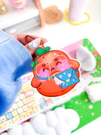 Potatoe Mail | Clear Epoxy Acrylic Backpack Keychain