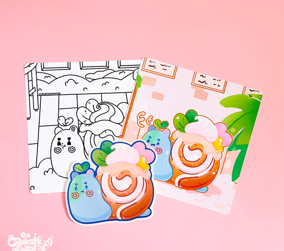 Demarcus Desserts Pack | Homeware & Stickers | Print, Sticker & Coloring Page