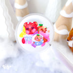 Happy Holidays Clear Sticker | Kawaii Winter Die-Cut Vinyl Decal by Create-O Potatoe®