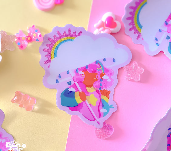 September Fields | glitter sticker