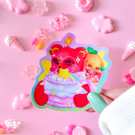 Happy Birthday Create-O | glitter sticker