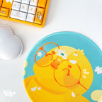 Cute Pollen Happy Ducks Mousepad | Kawaii Desktop, Office & Home Decor by Create-O Potatoe®