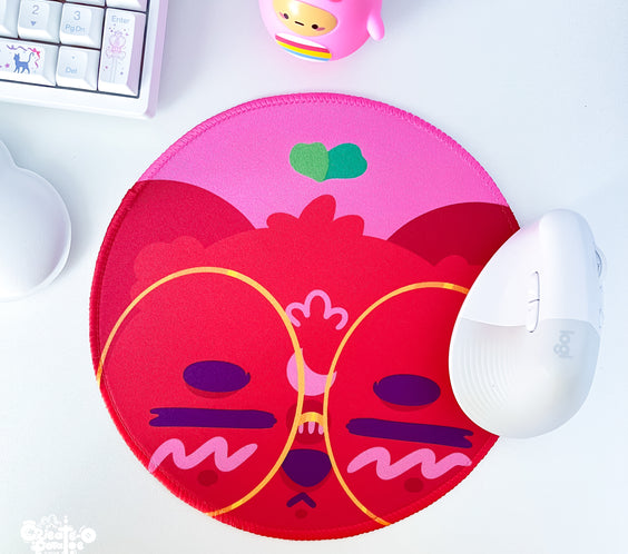 Sarcastic Bear Mousepad | Kawaii Desktop, Office & Home Decor