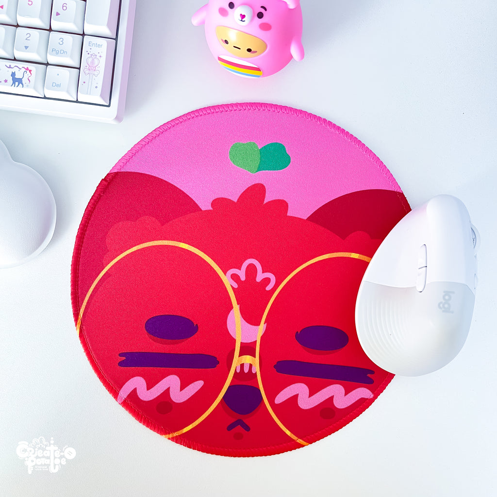 Sarcastic Bear Mousepad | Kawaii Desktop, Office & Home Decor