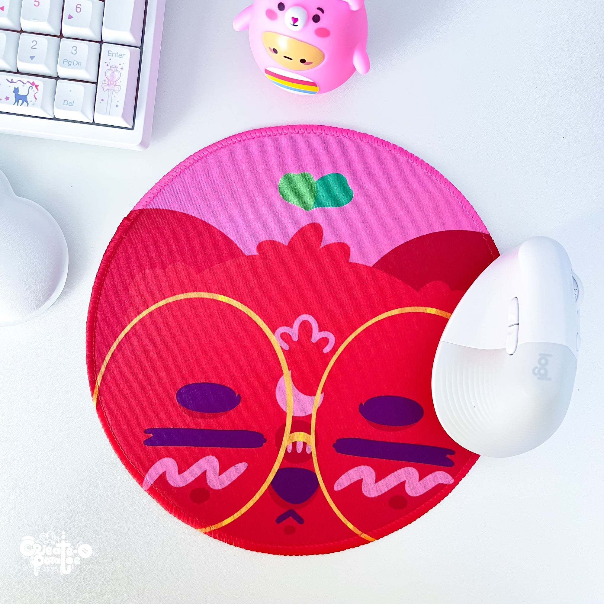 Sarcastic Bear Mousepad | Kawaii Desktop, Office & Home Decor