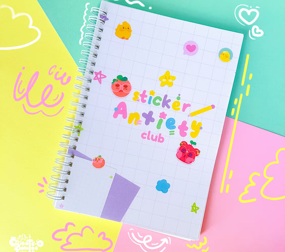 Sticker Anxiety Club | Reusable Stickerbook