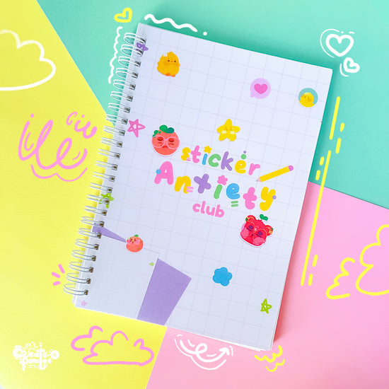 Sticker Anxiety Club | Reusable Stickerbook