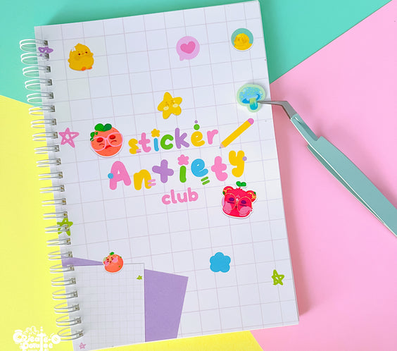 Sticker Anxiety Club | Reusable Stickerbook
