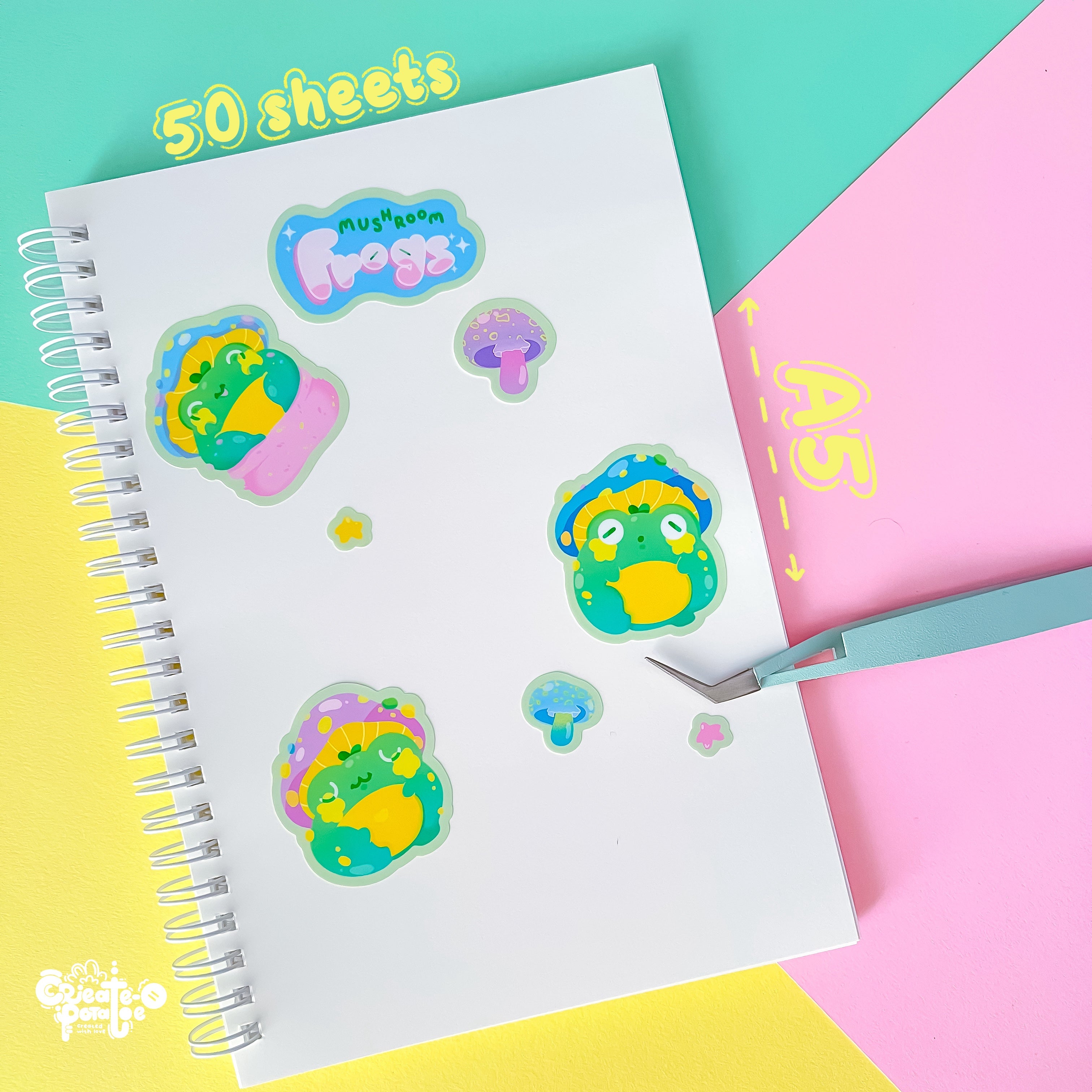 Sticker Anxiety Club | Reusable Stickerbook