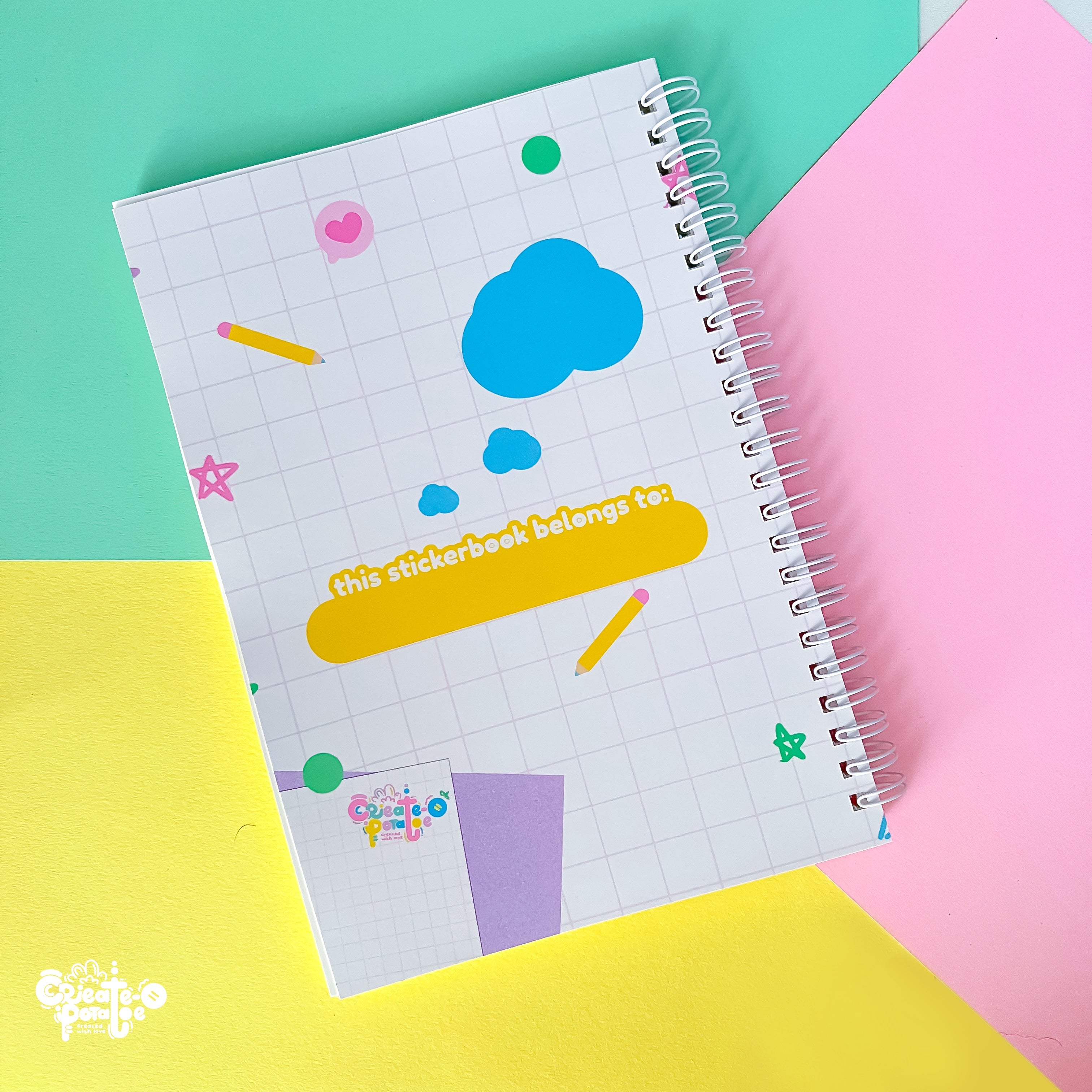 Sticker Anxiety Club | Reusable Stickerbook
