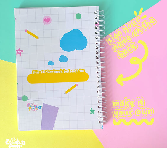 Sticker Anxiety Club | Reusable Stickerbook
