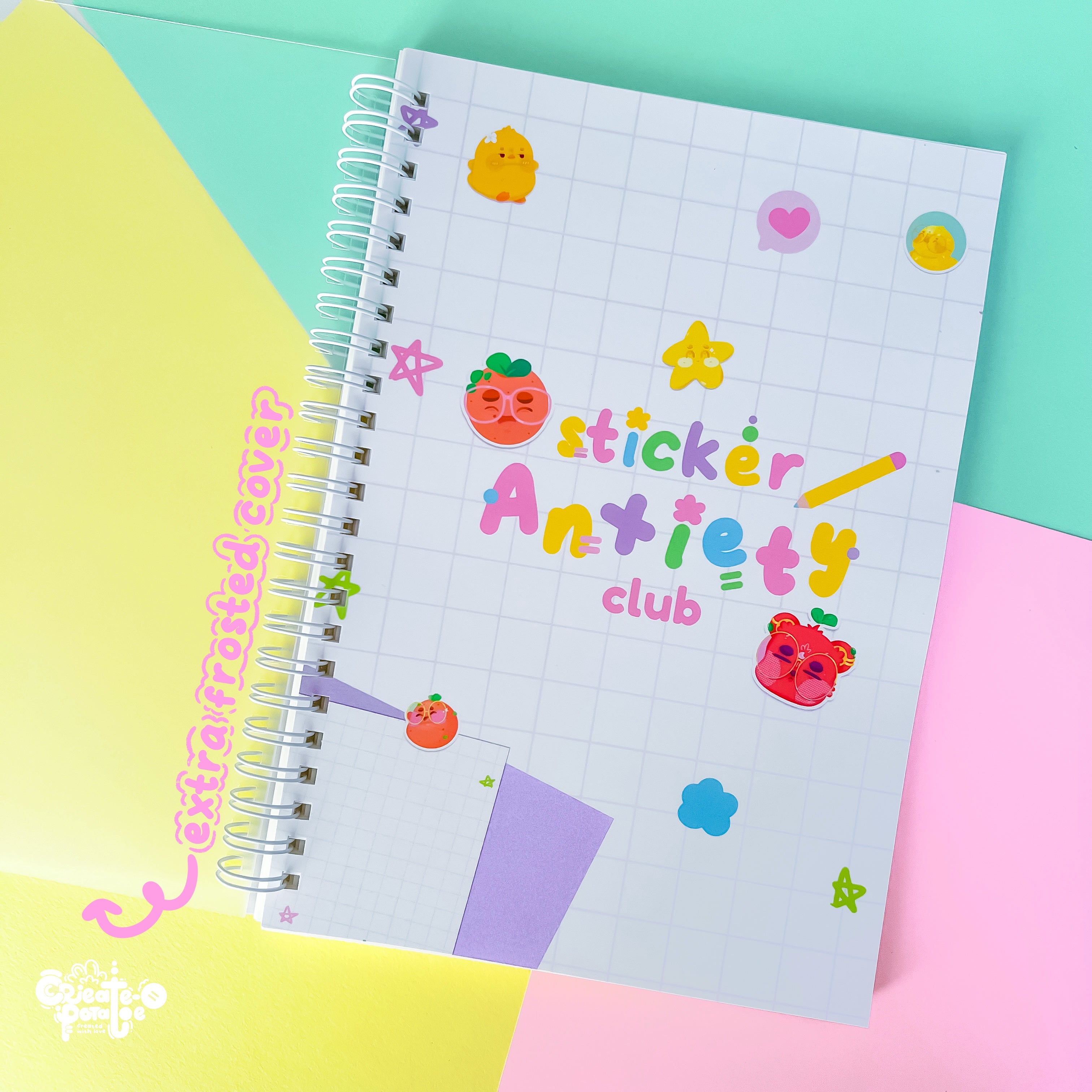 Sticker Anxiety Club | Reusable Stickerbook