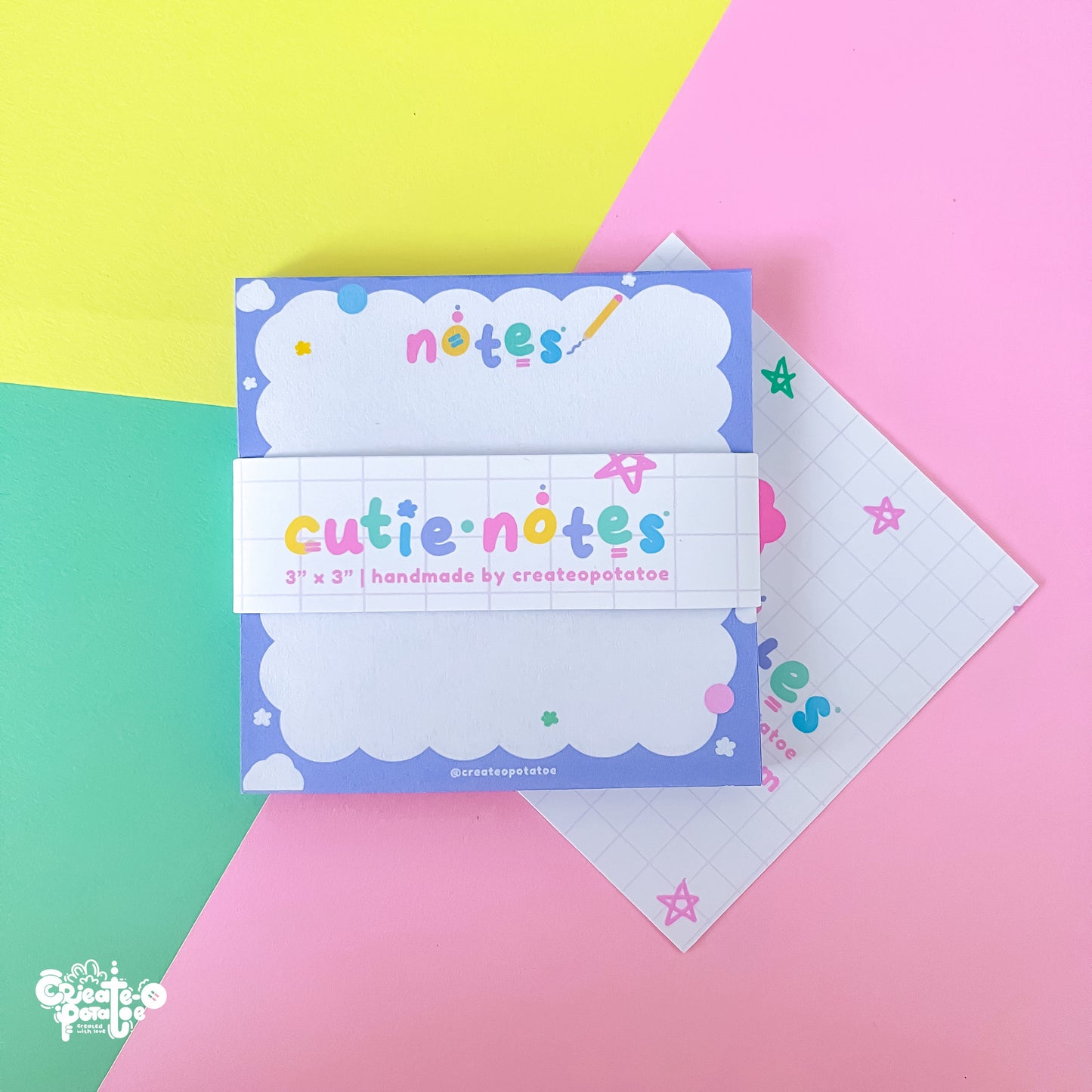 Cutie Notes Memo Pads | Purple