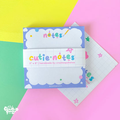 Cutie Notes Memo Pads | Purple