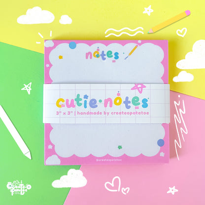 Cutie Notes Memo Pads | Pink