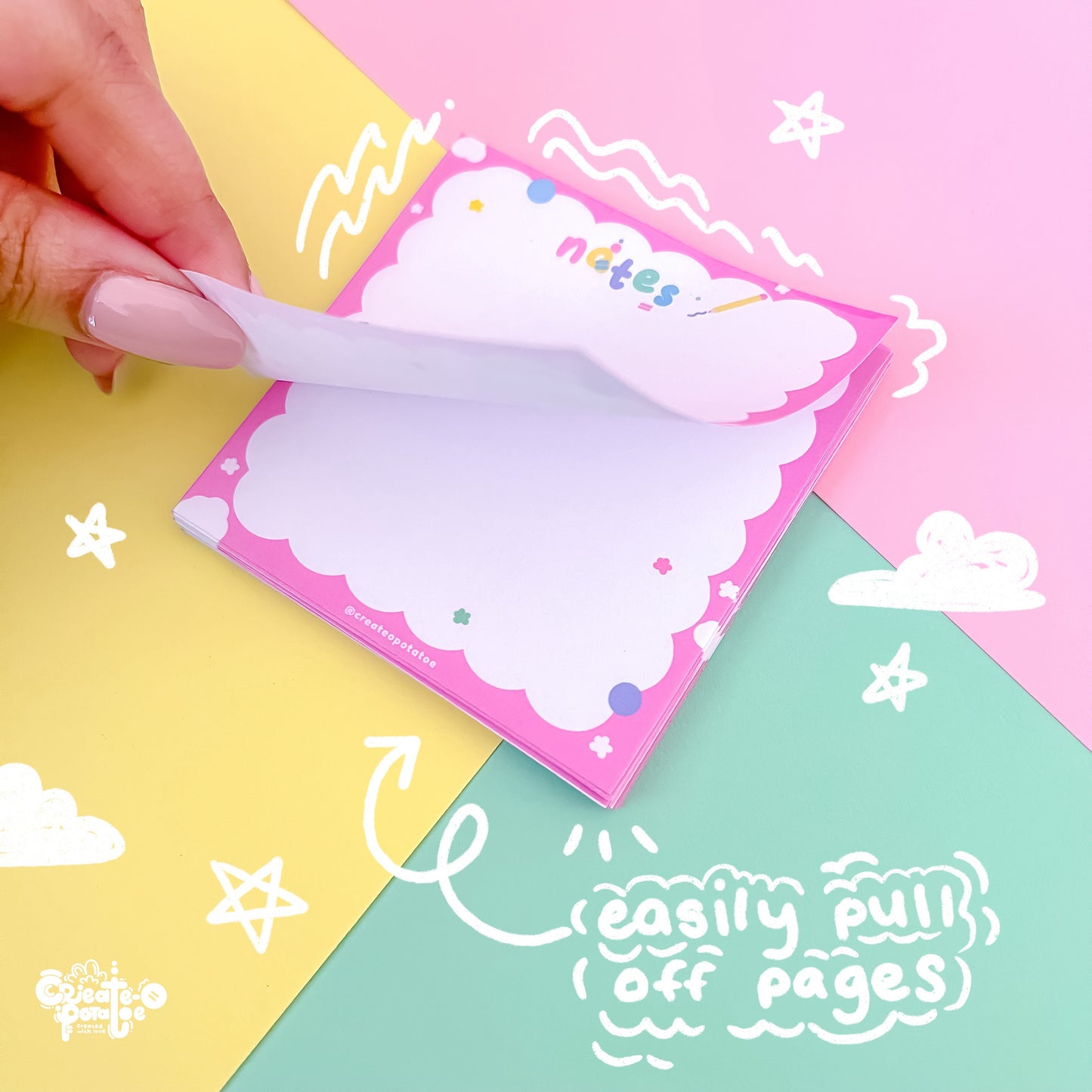 Cutie Notes Memo Pads | Pink