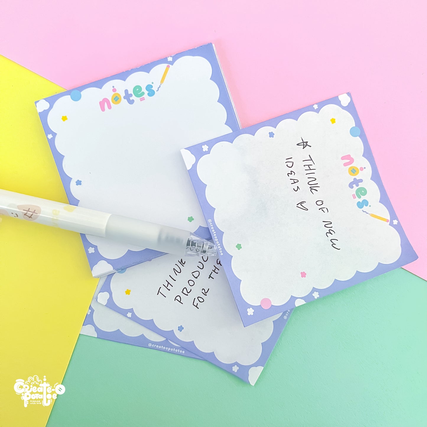 Cutie Notes Memo Pads | Purple