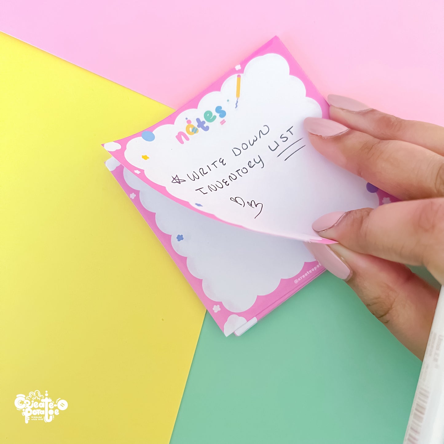 Cutie Notes Memo Pads | Pink
