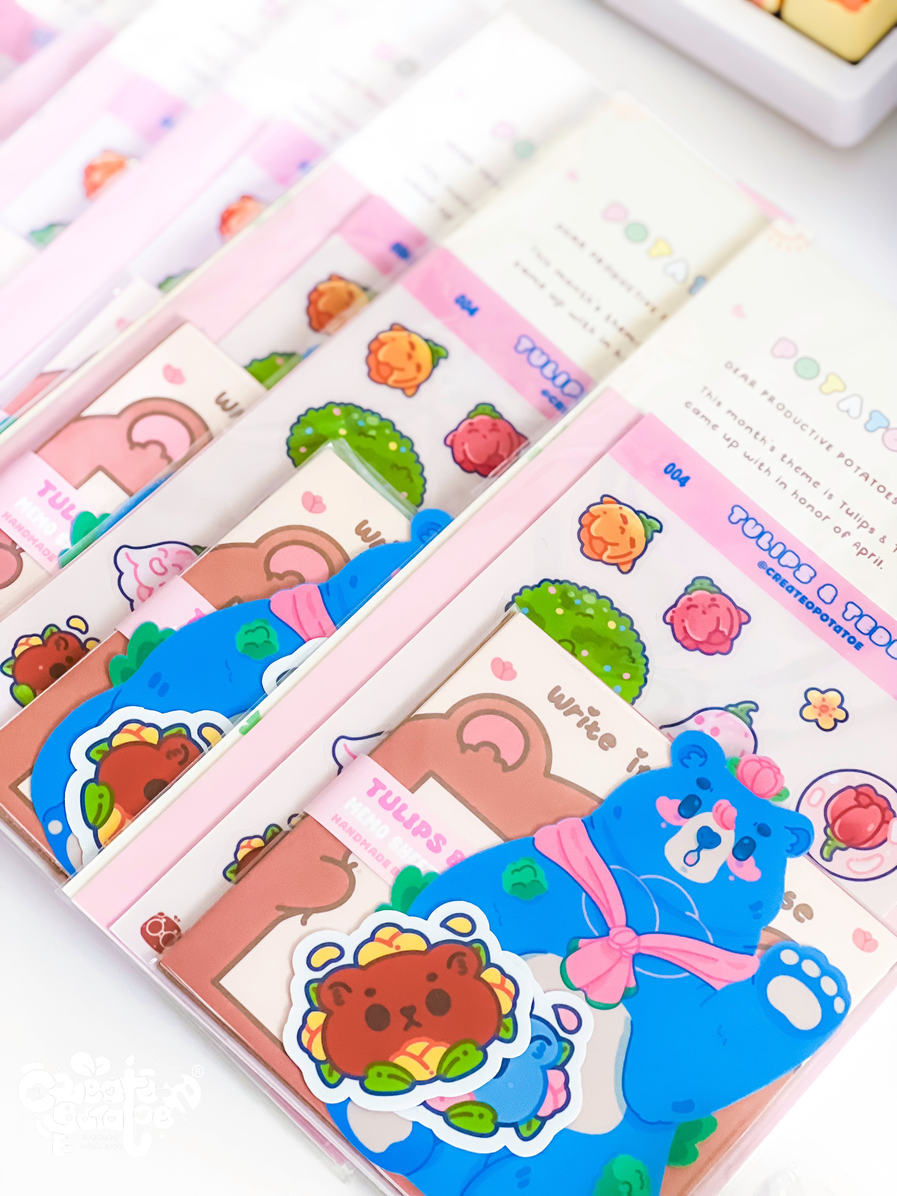 Tulips & Teddy | April Potatoe Mail Bundles