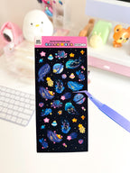Galax Sea | 37 Stationery Sticker Sheets