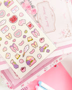 Love Letters | Ft. Sarcastic Bear™ Kawaii Stationery Sticker Sheets