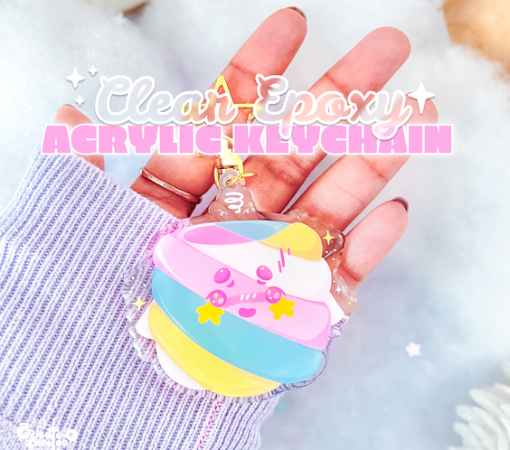 Spell Gone Wrong | Clear Epoxy Acrylic Keychain