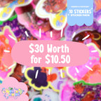 Black Joy Sticker Pack | Cute Vinyl Stickers With Various Finishes