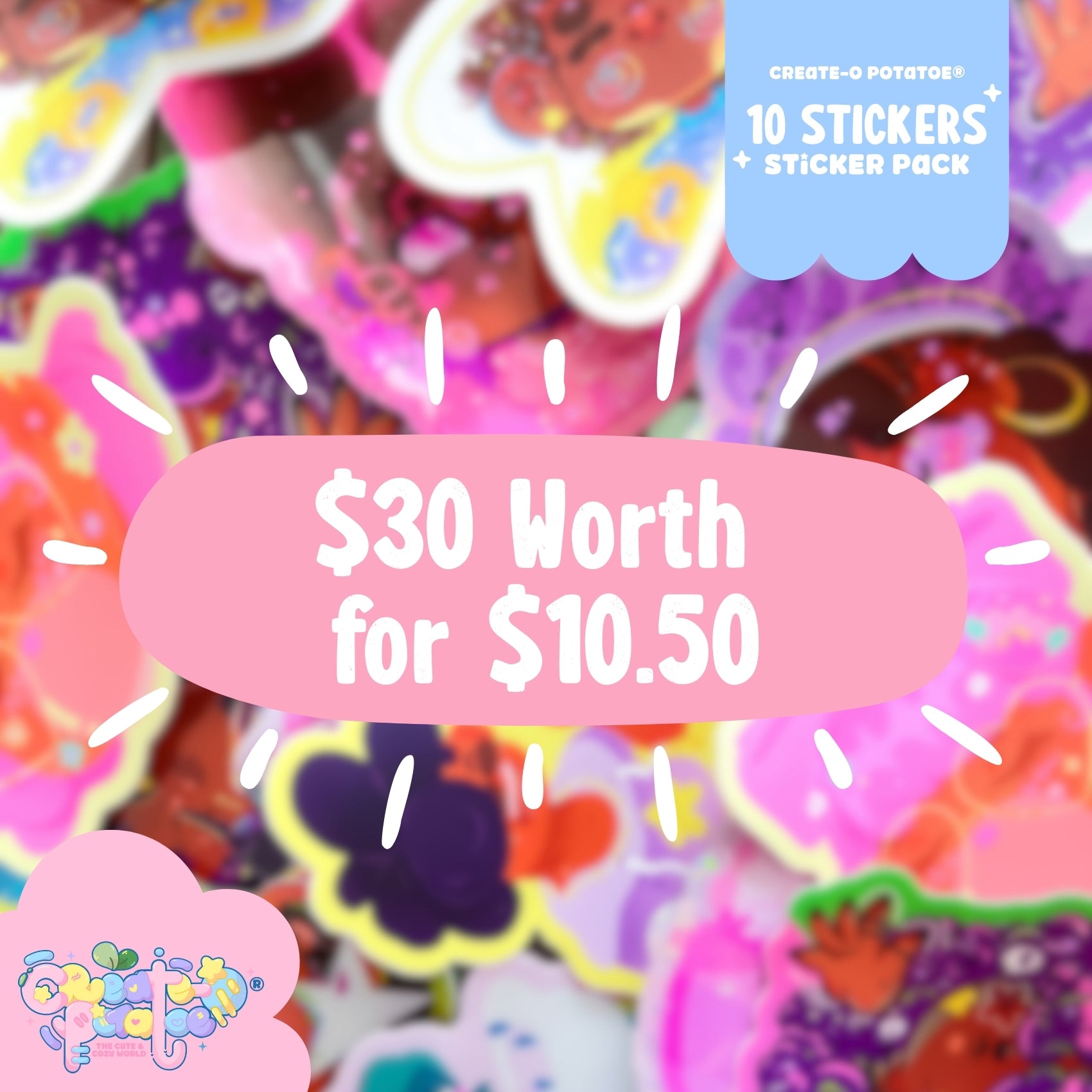 Black Joy Sticker Pack | Cute Vinyl Stickers With Various Finishes