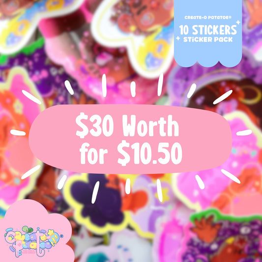 Black Joy Sticker Pack | Cute Vinyl Stickers With Various Finishes