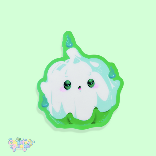 Ghost Pepper Vinyl Glow in the Dark Sticker