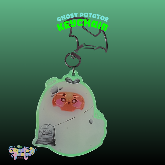 Out of Time Glow in the Dark Productive Potatoe Keychain | Home Decor & Accessories