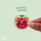 Sarcastic Bear: Allergy Season | 2 Die-cut stickers