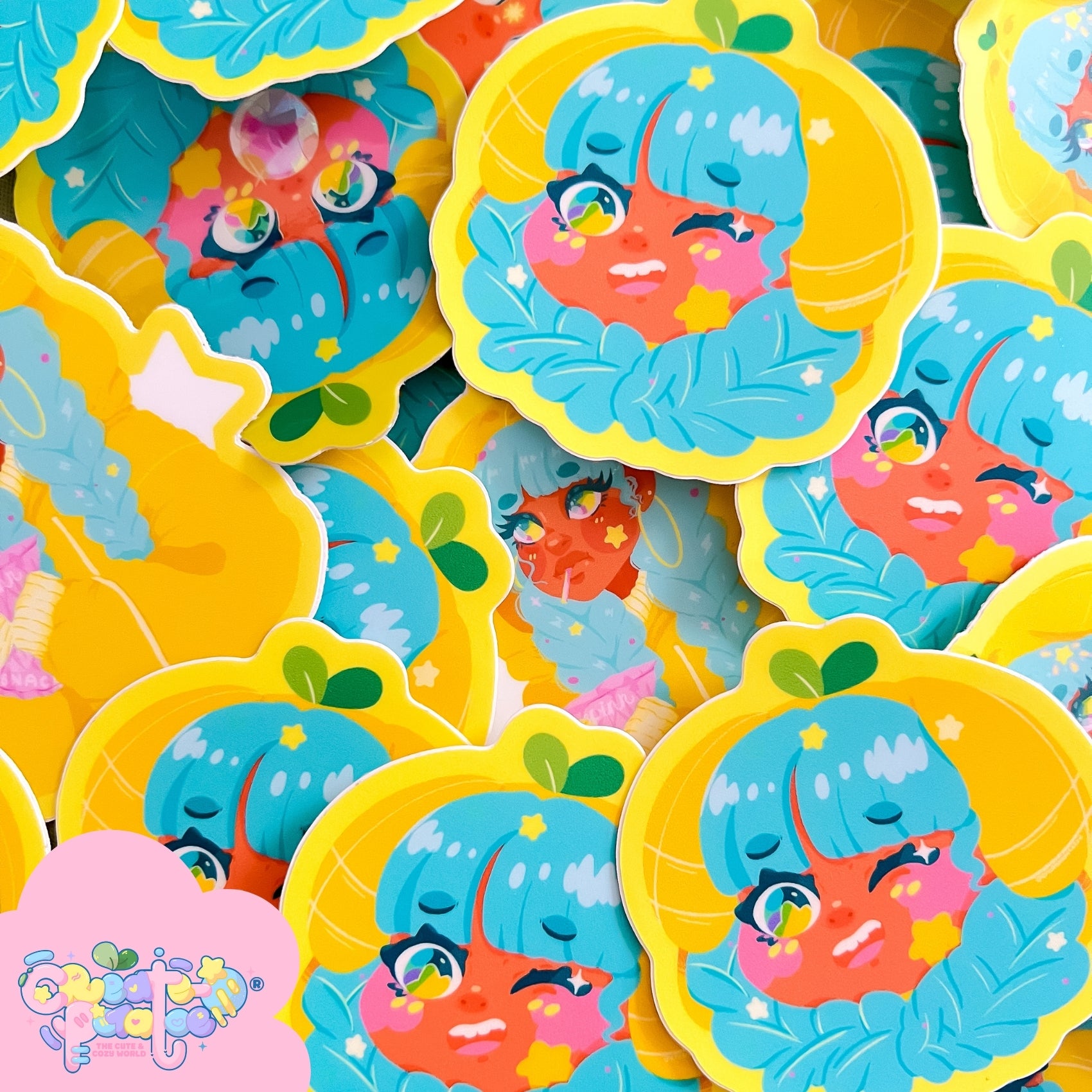 Luna Lemon Pack | Cute Vinyl Stickers With Various Finishes