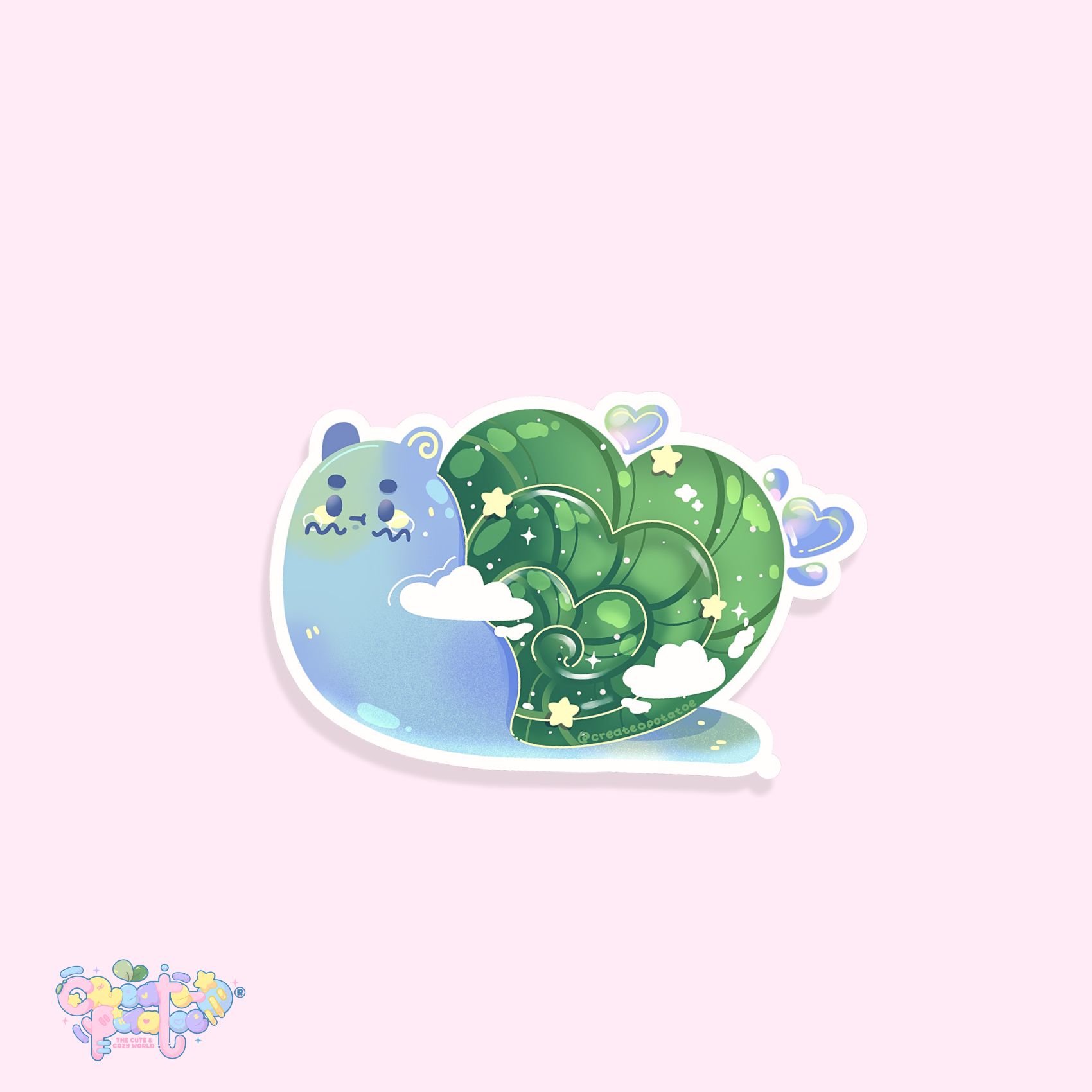 Demarcus the Snail | Die-Cut Vinyl Decal